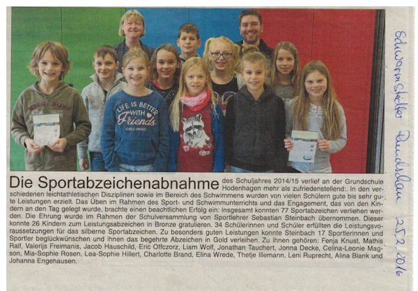 Sportabzeichen 2016