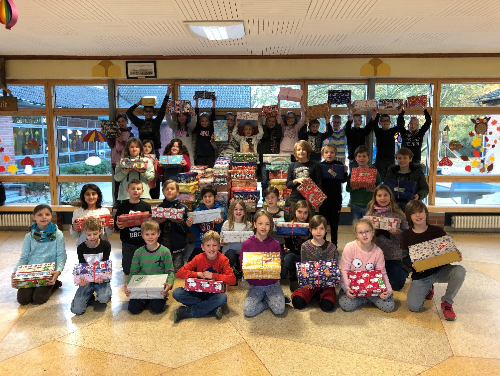 Weihnachten im Schuhkarton